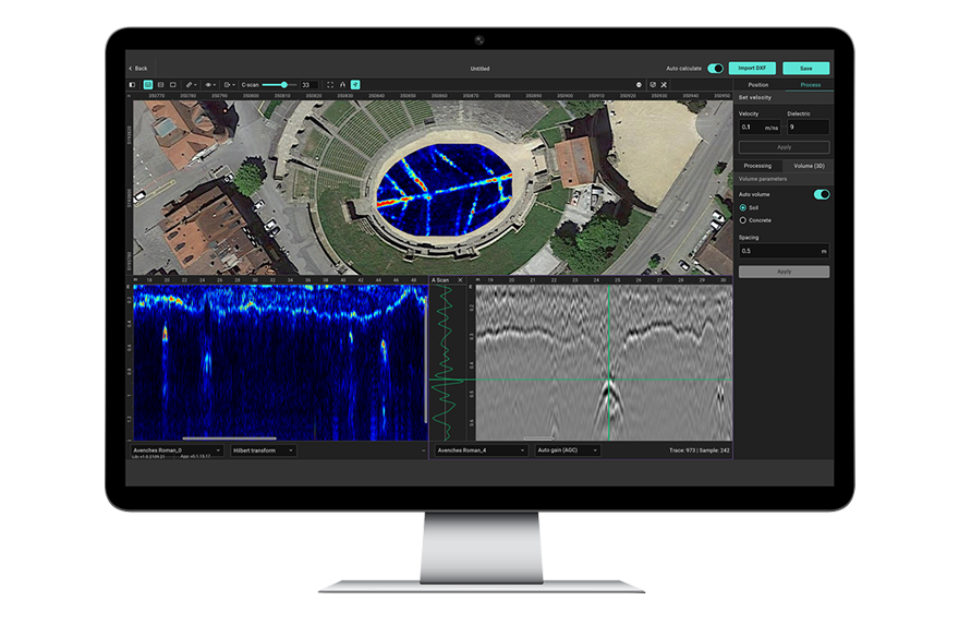 GPR Insights web-based post-processing and analysis software for all types of GPR data
